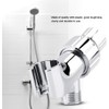 Shower Head with Handheld Shower Head Chrome Plated 3 Way
