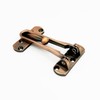 Hinged Bar Lock for Swing-in Doors, Door Latch Lock Chain