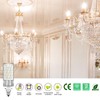 TSOXCO E12 LED Bulbs, 16W Chandelier Light Bulbs 6000K Daylight