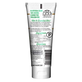 The Dirt Gluten & Fluoride Free Coconut Oil Toothpaste - Vital Toothpaste Botanically Sweetened, No Artificial Flavors or Colors (Rose Cacao Mint, 72g: 10 Weeks Supply)
