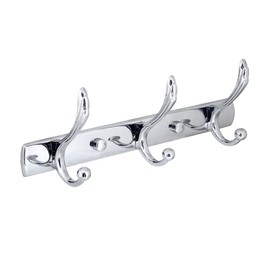 Large Triple Towel & Robe Hook – Polished Chrome