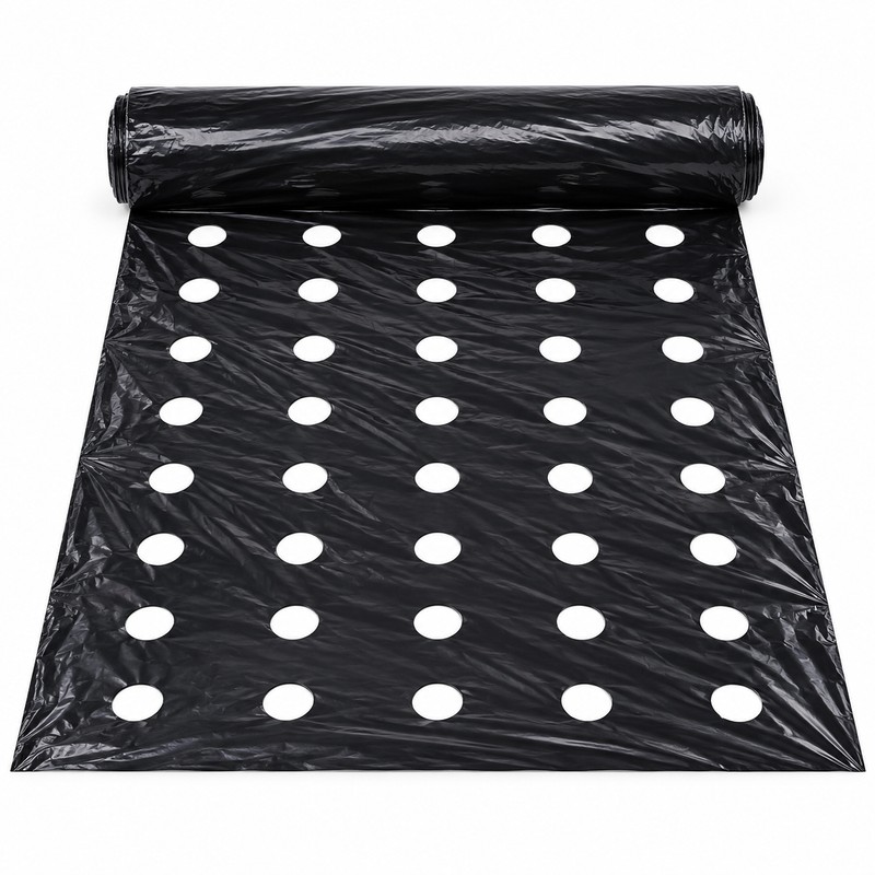 Black PE Mulch Film for Vegetable Gardens and Greenhouses, 37.4