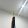 Frunke Gold Eagle Flagpole Finial Topper for Indoor, Plastic Eagle