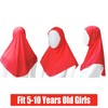 Cozypower 4 Pcs Hijab Muslim for Girls Kids Head Scarf
