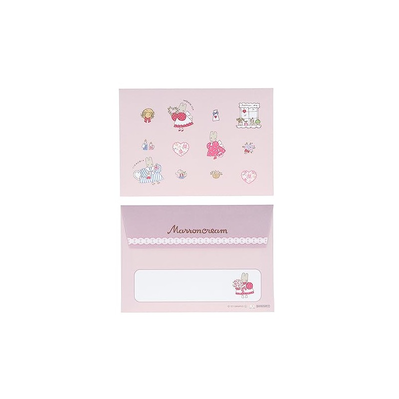Sunstar Stationery Sanrio Letter Set Die Cut Mini Retro Sanrio