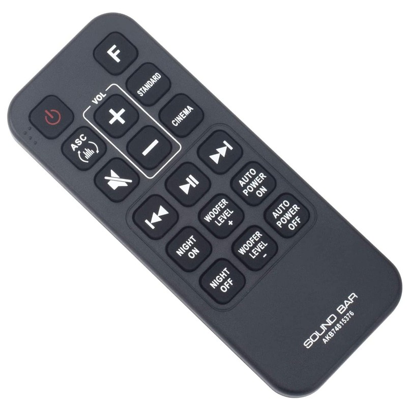 VINABTY AKB74815376 Replacement Remote Control for LG Soundbar Speaker System