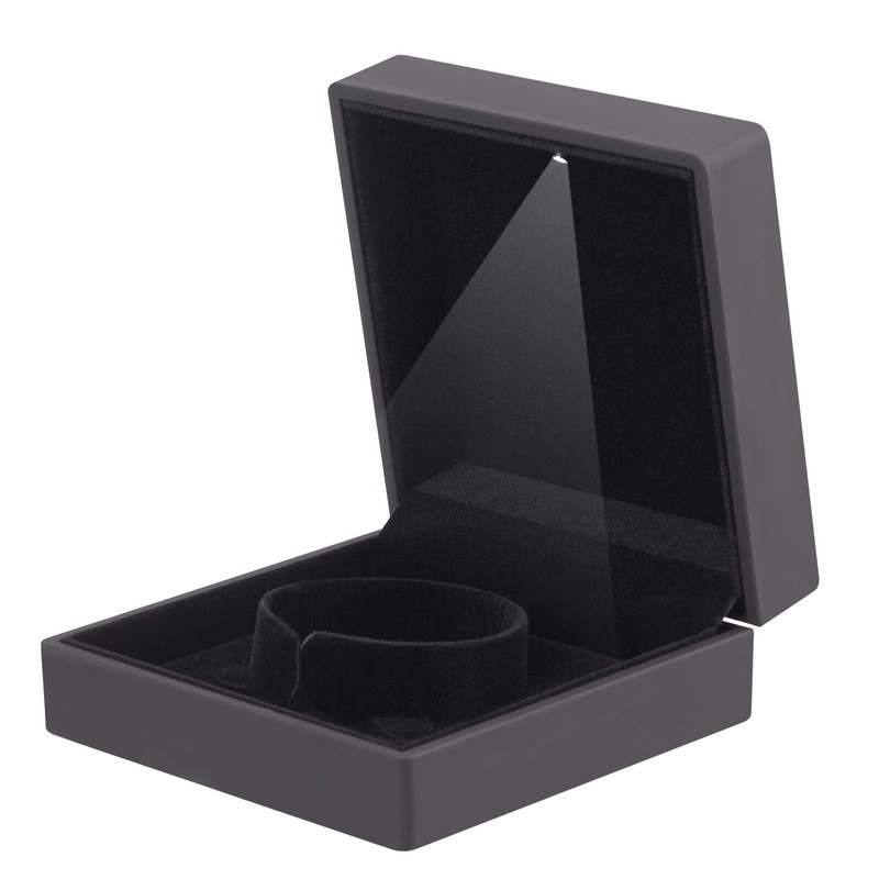Luxury LED Light Bracelet Gift Box, Velvet Jewelry Bangle Box