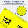 Avery Printable Square Labels with Sure Feed Technology, 4" x