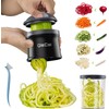 Spiral Cutter Vegetable with Container 4 in 1 Zucchini Spiral
