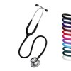DocCheck "Lausch" Stethoscope - Double Head Chestpiece, Thick-Walled Tubing System,