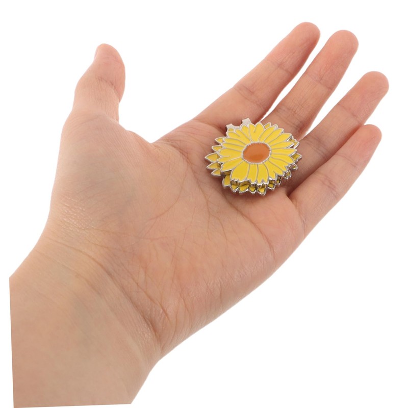 FOMIYES Golf Hat Clip with Flower Ball Marker Stylish Metal