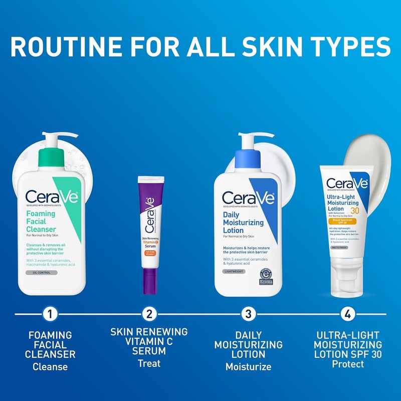 CeraVe - Loción hidratante diaria, 12 onzas
