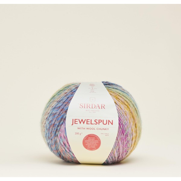 Sirdar, Jewelspun Chunky with Wool, Mermaid Glow, 200g