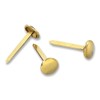 ACCO Brass Paper Fasteners, 1/2", Plated, 1 Box, 100 Fasteners/Box