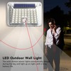 Solar Motion Sensor Wall Light Waterproof Energy Saving LED Outdoor