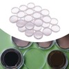 Luwecf 100 Pieces Coin Capsules 20 mm Coin Holders,Sturdy Organizer,Protector