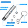 CHUQIANTONG 2-in-1 Cat Pet Toy Red LED Pointer Pen White