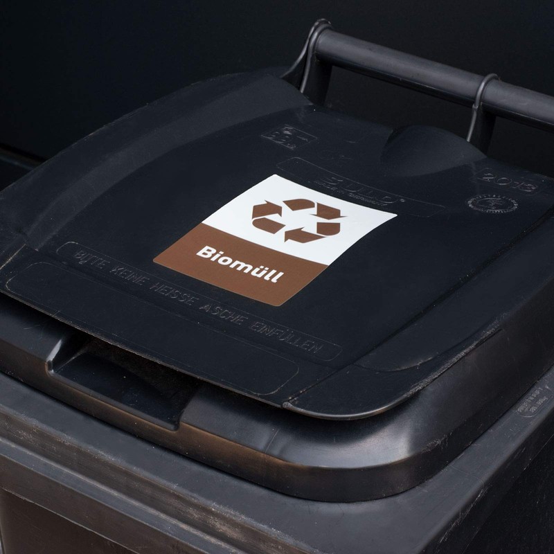 Recycling Sticker Set, Rubbish Waste Stickers, 8 Designs