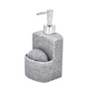 CAXUSD Multi-use Dish Soap Dispenser Sponge Holder for Kitchen Bathroom