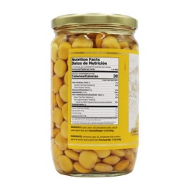 Flora Foods Lupini Beans | Ready to Eat Healthy Snack | 24 oz. Jar (680g) | Imported 100% Italian | All Natural | Non GMO | Fresh Harvest | From Italy to Your Table