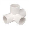 Gardeningwill 10Pcs 4 Way Inner Diameter 25mm PVC Fitting Build