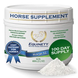 Equinety Equinety XL Supplement for Horses - Essential Amino Acid Formula Horse Supplements Powder - Horse Joint Support, Pituitary Supplement & A Healthy Hoof - Formulated for Cellular Level Repair - 21.2 OZ