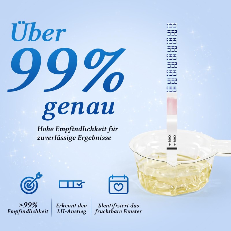 Preview Ovulation Test, 50 Test Strips with Urine Cup, Fertility