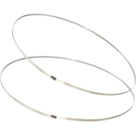 TEXNINC 2 PCS 35.4-Inch/900mm Extra Large Hose Clamps Stainless Steel Heavy Duty, Pipe Clamp Metal Clamps Adjustable Worm Gear Hose Clamps for Pipes, Tubes, Agricultural & Industrial Use