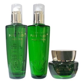 Kim Jung Moon Aloe Celeb Pure Aloe Skincare 3-Piece Set: Skin + Lotion + Jelly Cream / 김정문알로에 세레브 퓨어 알로에 스킨케어 3종 스킨+로션+젤리크림