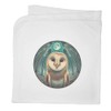 Azeeda 'Happy Barn Owl' Cotton Baby Blanket/Shawl (BY00039748)