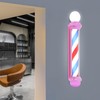 bCNCEST Barber Pole Light, 15W 50RPM Barbershop Rotating Light Fixture,