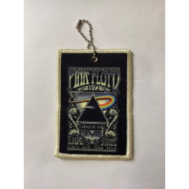 ROT Pink Floyd Carnegie Hall Embroidered keychain patch, car key badge printed charm