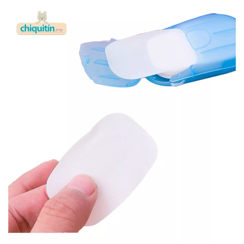 Chiquitin Estuches Con Laminas De Jabon Transportable 5 Pack