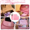 BOXOB Self-Adhesive Magic Cloth Makeup Bag, 21.6x21.6in Portable Cosmetic Pouch