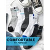 Fourluoo 60 Pairs Mens Socks Bulk Homeless Thermal Winter Socks