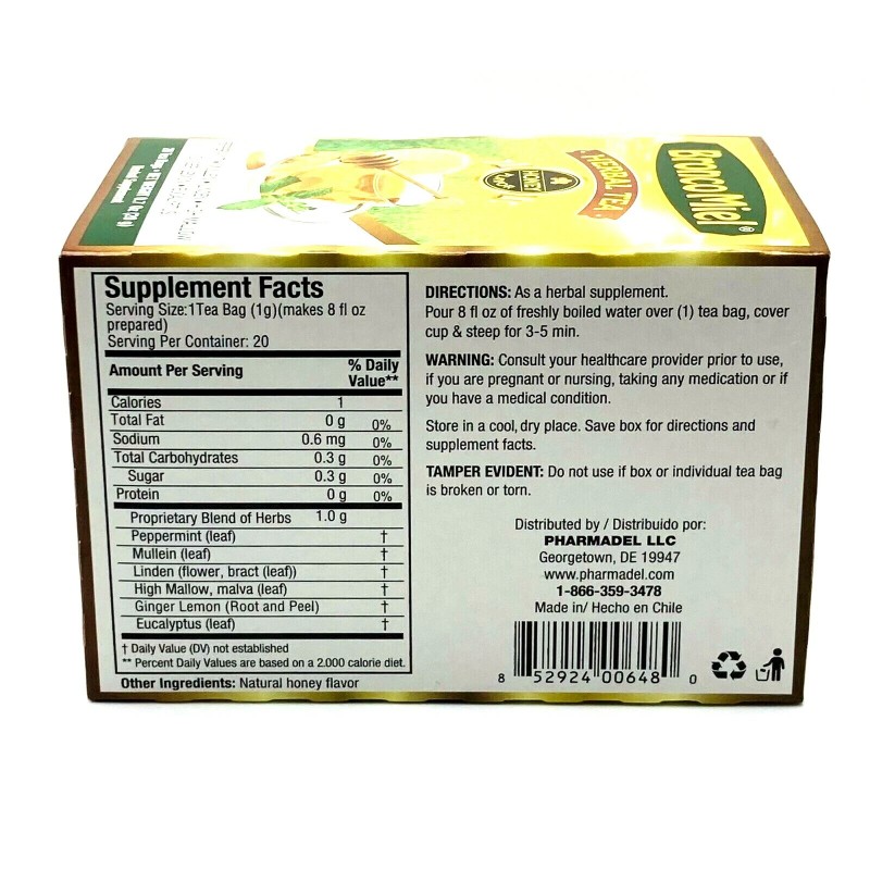 Bronco Miel Honey Herbal Tea – 3 Pack – 20