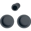 Hoppe Sliding Door Handle Set of 2 Blind Rosette BL