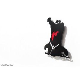 Tick-Tock the Crocodile Silhouette Wall Clock - Captain Hook - Peter Pan Neverland - Never Grow Up - Kids Room Decor - Unique Gift Idea