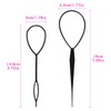 Sularpek Tail Hair Tool, 2 pcs Durable Hair Looping Tool,