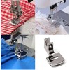 MISHITI Ruffler Hem Presser Foot for Home Sewing Machines Brother