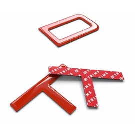 BDTrims 3D Domed Letter Inserts for TRD Skid Plate Compatible with Tacoma 2016-2023 & 4Runner 2019-2020 (Red)