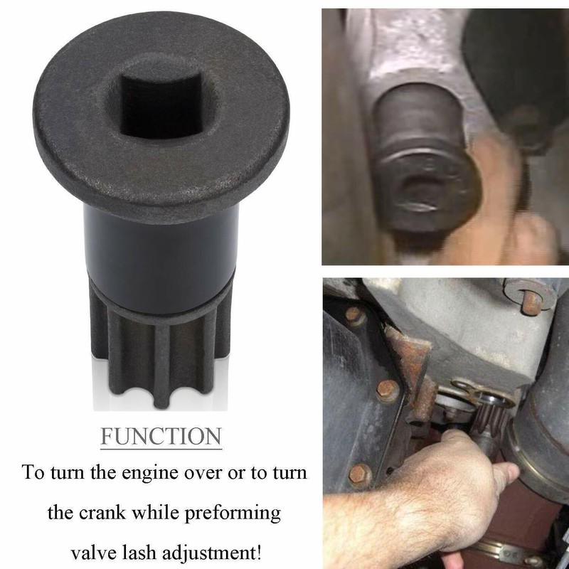 SP-Auto Fuel Injection Pump Gear Puller,Engine Barring Tool for Dodge