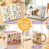 XinTX Cat Sticker Book, 800+ Die Cut Cute Cat Stickers,