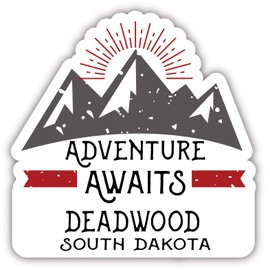Deadwood South Dakota Souvenir 4 Inch Vinyl Decal Sticker