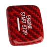 Engine Push to Start Button Cover Carbon Fiber Start Switch
