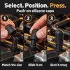 Silicone Vacuum Caps – 5-Pack Black Blanking Plugs for Engine