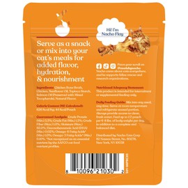 Made by Nacho Homestyle Bone Broth with Cage-Free Chicken Shreds for Extra Hydration, Limited-Ingredient - 24ct