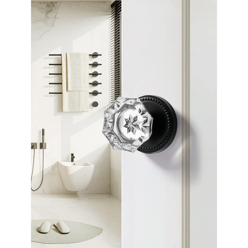 SORWDUERM - Pomos para puerta de chupete de color negro