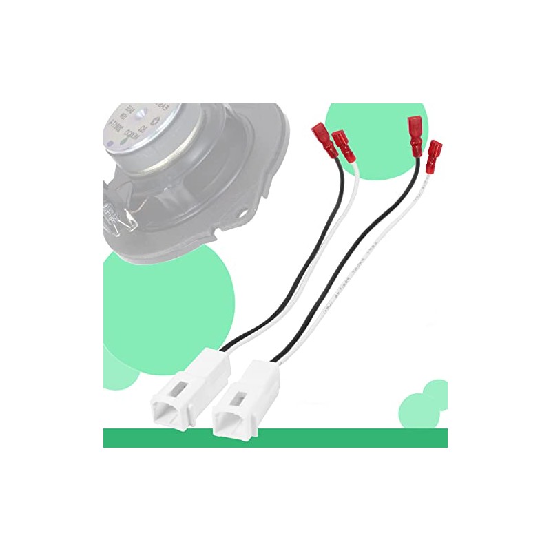 SINGWAYS 2 PCS Front Dash Tweeters Speaker Wiring Harness Adapter