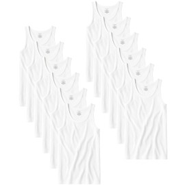 Andrew Scott Men's A Shirts | Cotton Tank Top Athletic Undershirts | Multi Packs & Colors